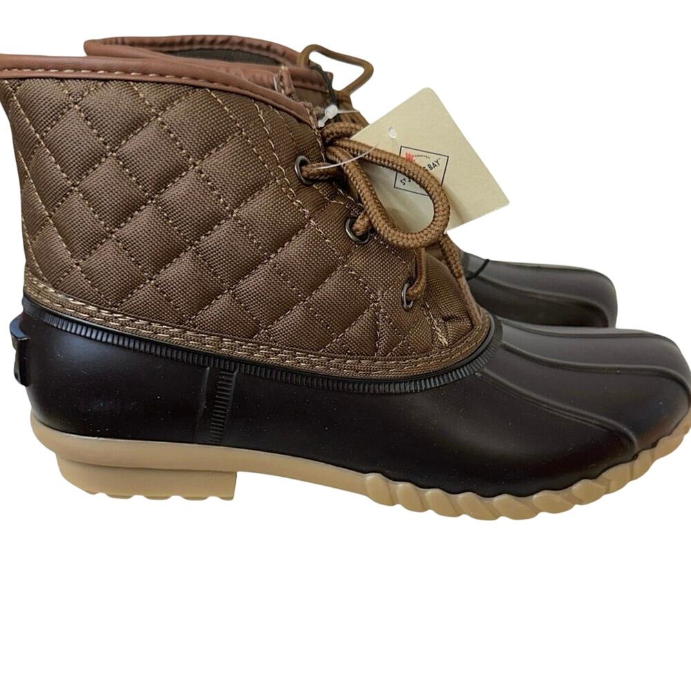 St. Johns Bay Denton Brown rain, snow or dick boots size 8m new with box & tags